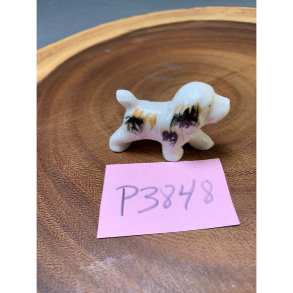 Vintage Porcelain Dog Figurine Hand-Painted Japan Collectible - Picture 7 of 7